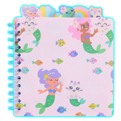Studymate Purrmaid A5 Notebook with Dividers