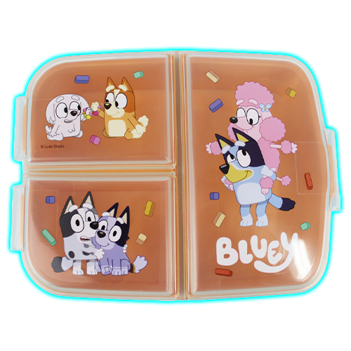 Bluey Multi Compartment Container Lunch Box