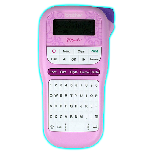 Brother P-touch Label Maker Pink