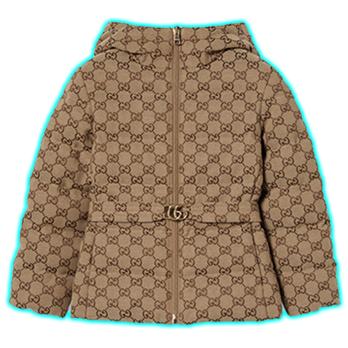 Children's GG Canvas Padded Jacket