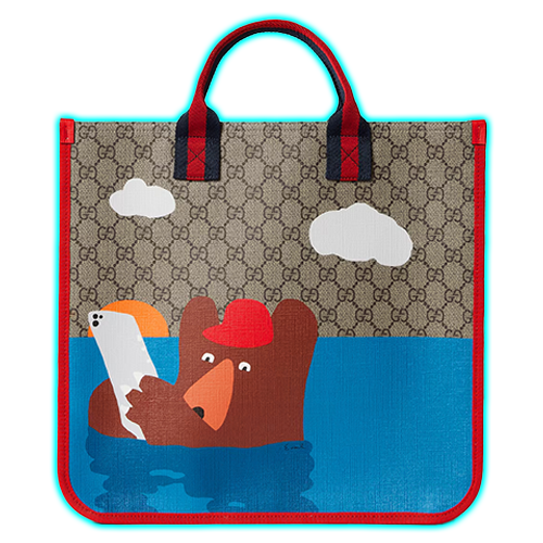 Children's Pinted GG Tote Bag