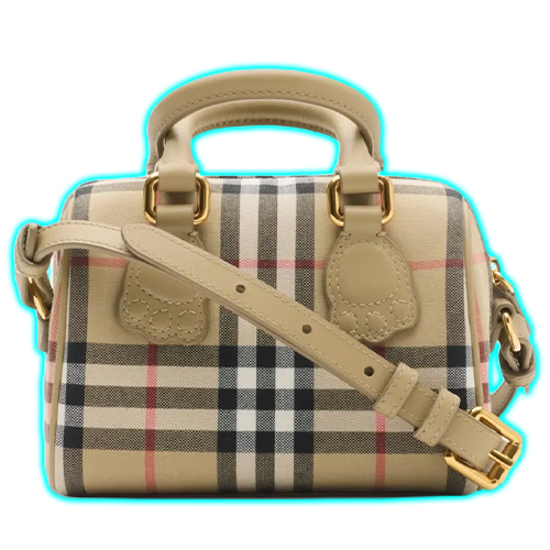 Burberry Kids Check-Pattern Shoulder Bag