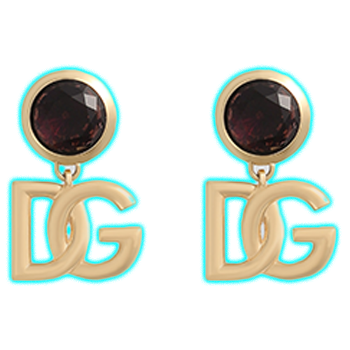 Dolce & Gabbana Logo Clip Earrings