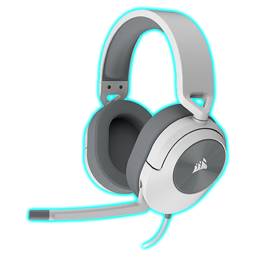 Corsair HS55 Stereo Gaming Headset (White)