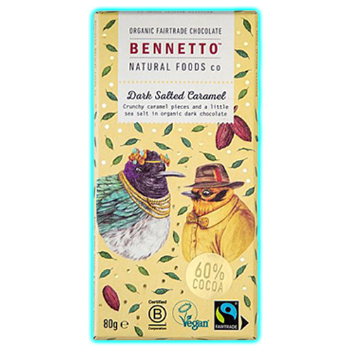 Bennetto Salted Caramel Chocolate 80g