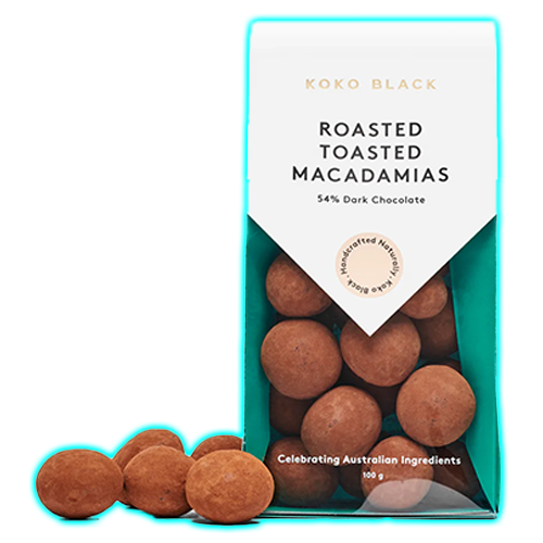 Koko Black Roasted Toasted Macadamias | 100g
