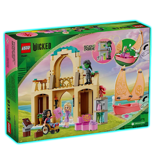 LEGO Glinda Elphaba & Nessarose at Shiz University - Wicked