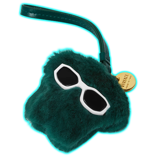 Versace Medusa Fluffy Shearling Charm