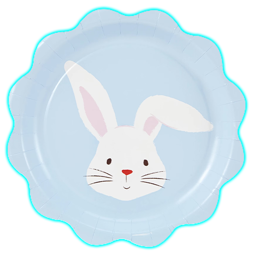 10 Pack Easter Timeless Paper Plates