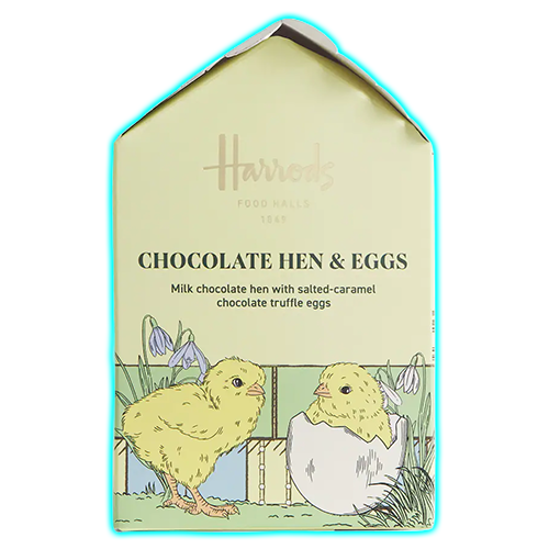 Harrods Chocolate Hen & Salted Caramel Eggs