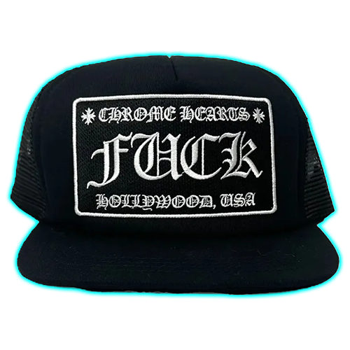 Chrome Hearts slogan-embroidered baseball hat