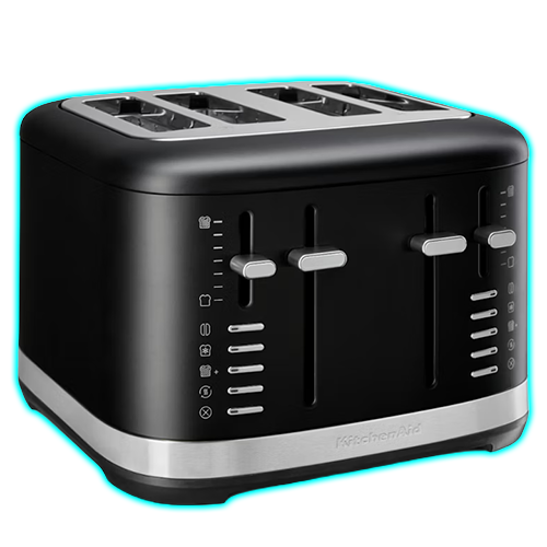 KitchenAid 4 Slice Toaster - Matte Black