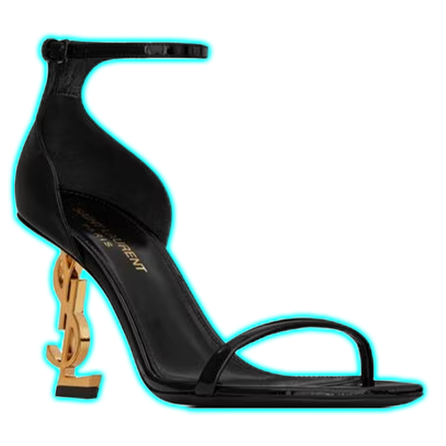 Ysl OPYUM Sandals in patent leather