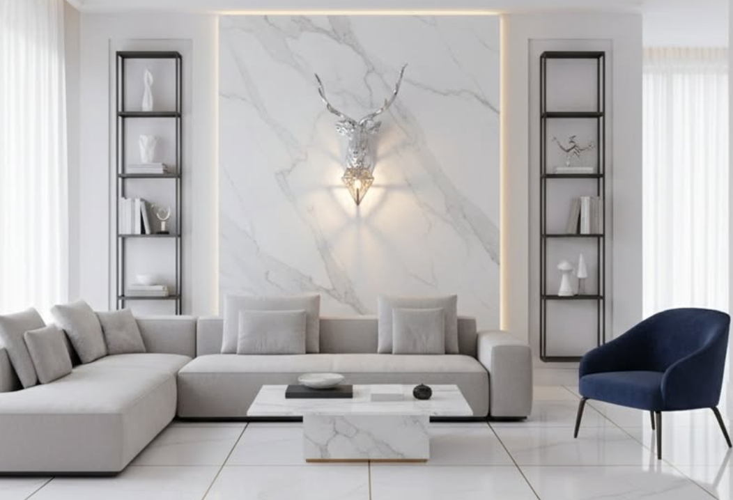 Vintage Retro Antler Wall Lamp – Nordic Deer Head Light Fixture for Living Room & Bedroom Decor