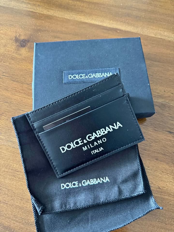 DOLCE & GABBANA Calfskin card holder