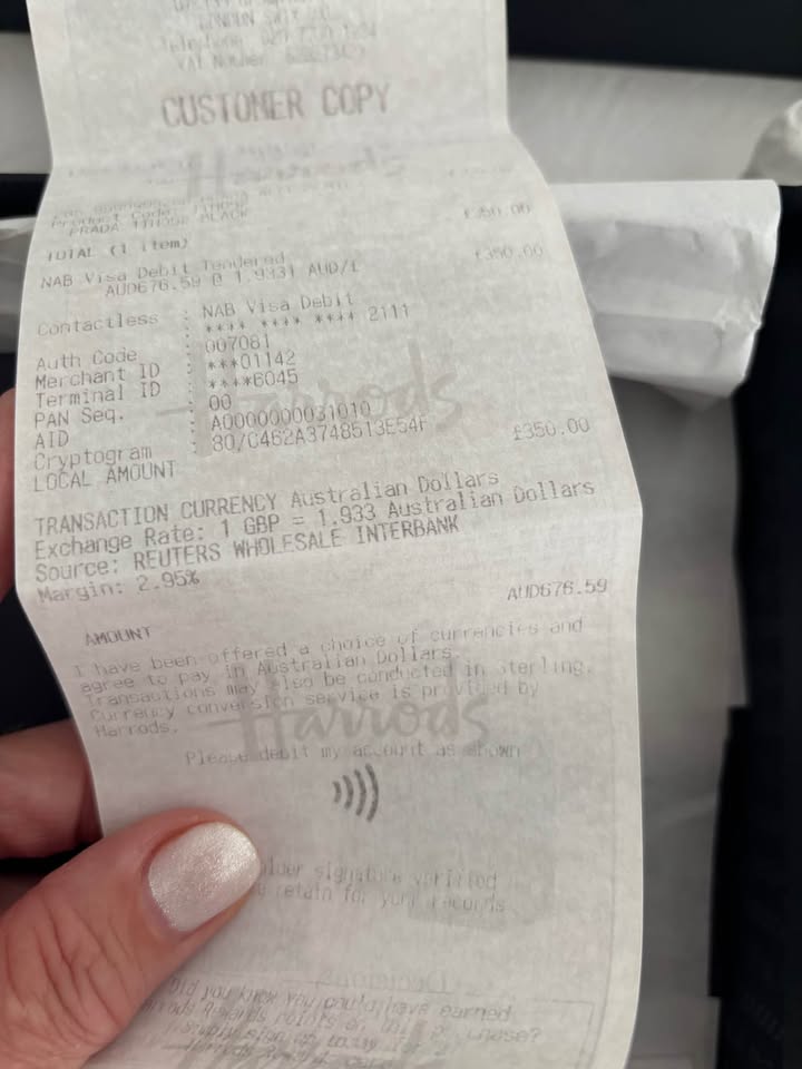 Authentic Prada headband