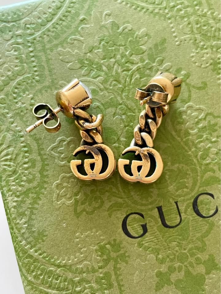 Gucci Crystal Double G earrings