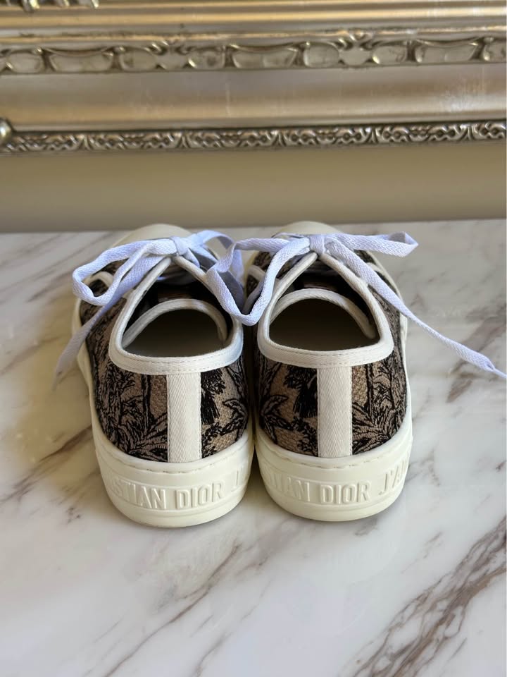 Dior embroider canvas sneakers