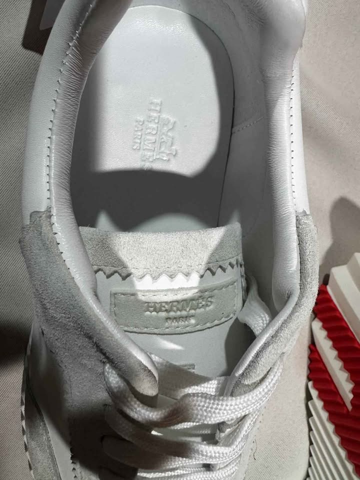 Hermes bouncing sneakers men's shoes size 9