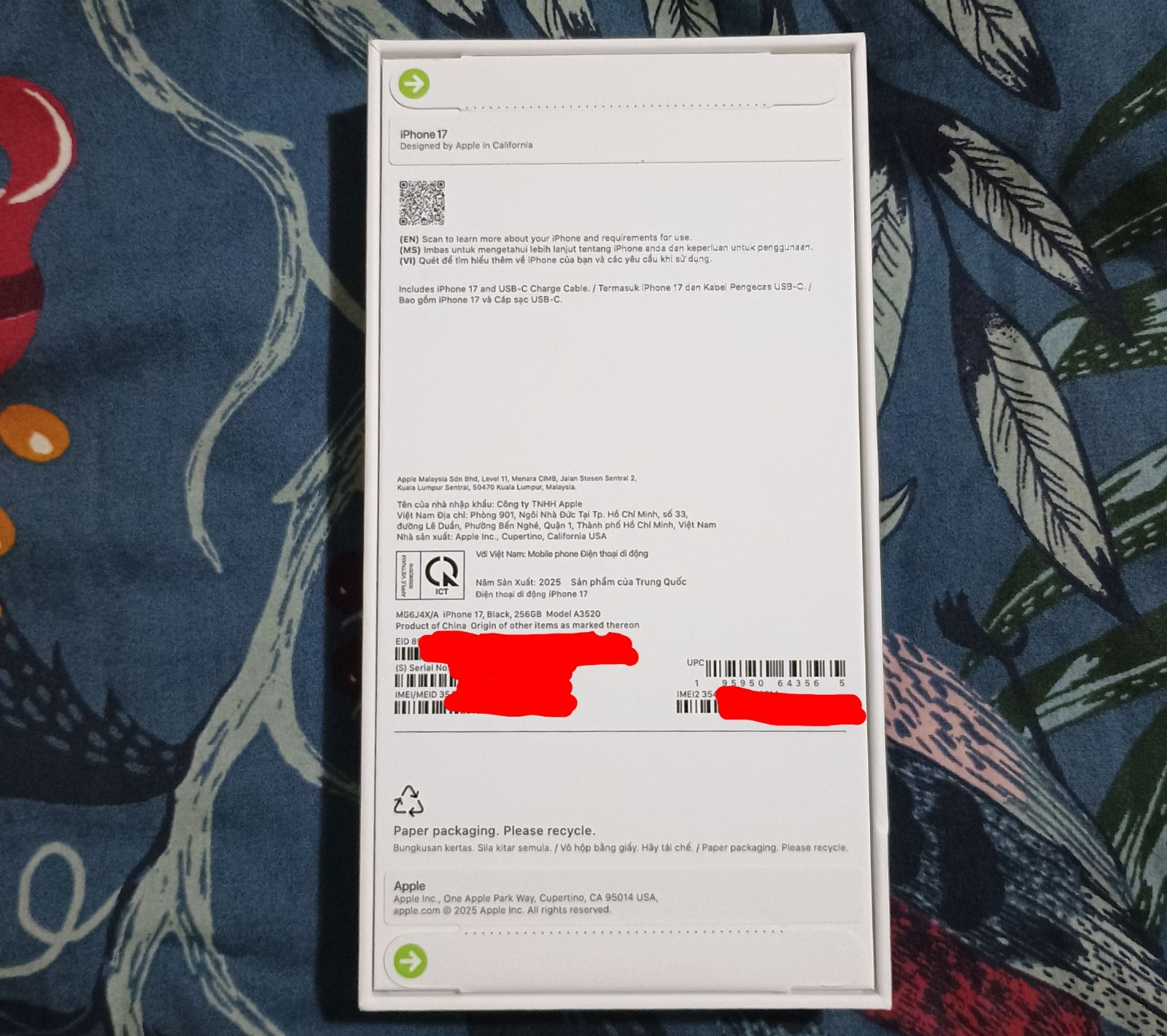 Apple Iphone 17, 256GB, Black, Brand New.