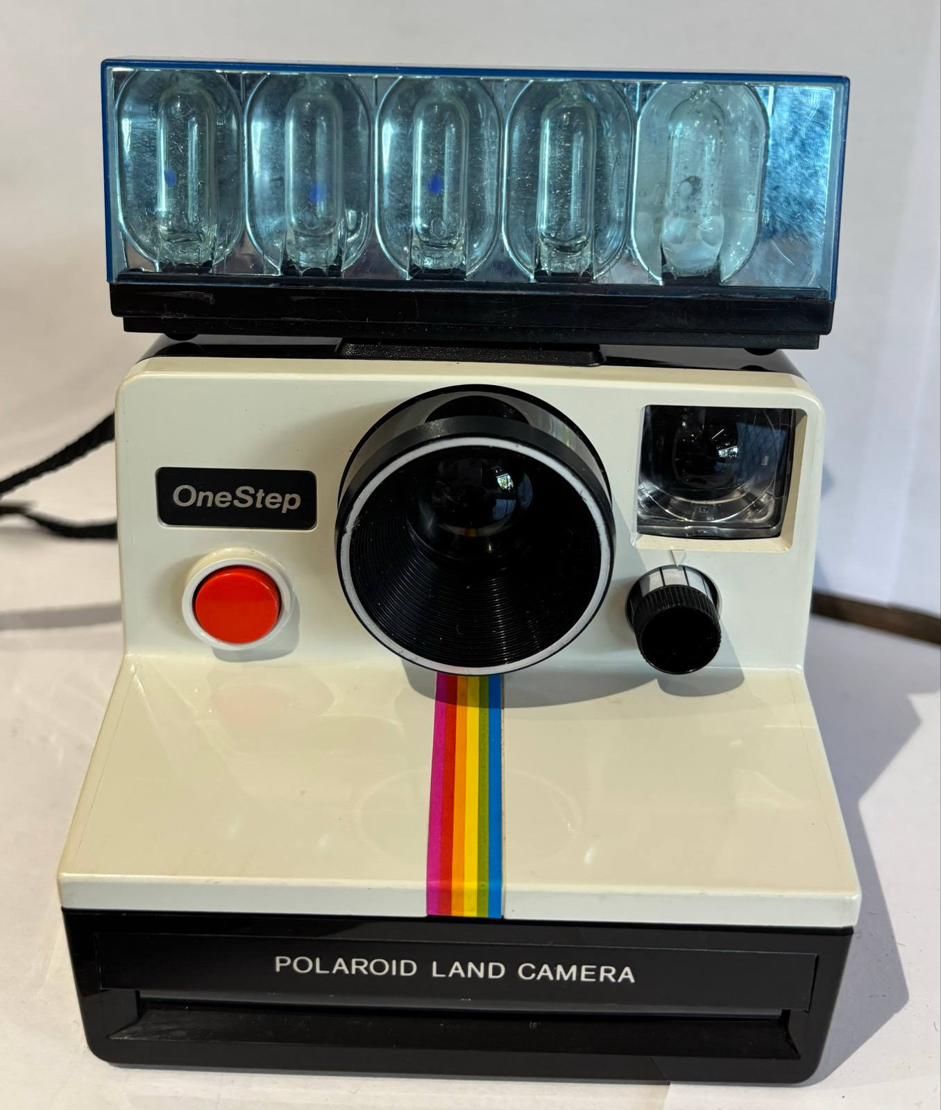 Vintage Polaroid SX-70 OneStep Rainbow Stripe