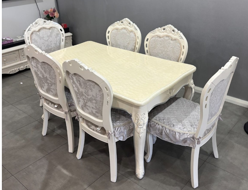 1x Dining Table and 6x Dining Chairs