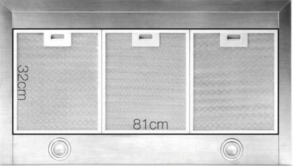 Range Hood Rangehood Stainless Steel Kitchen Canopy 90cm 900mm