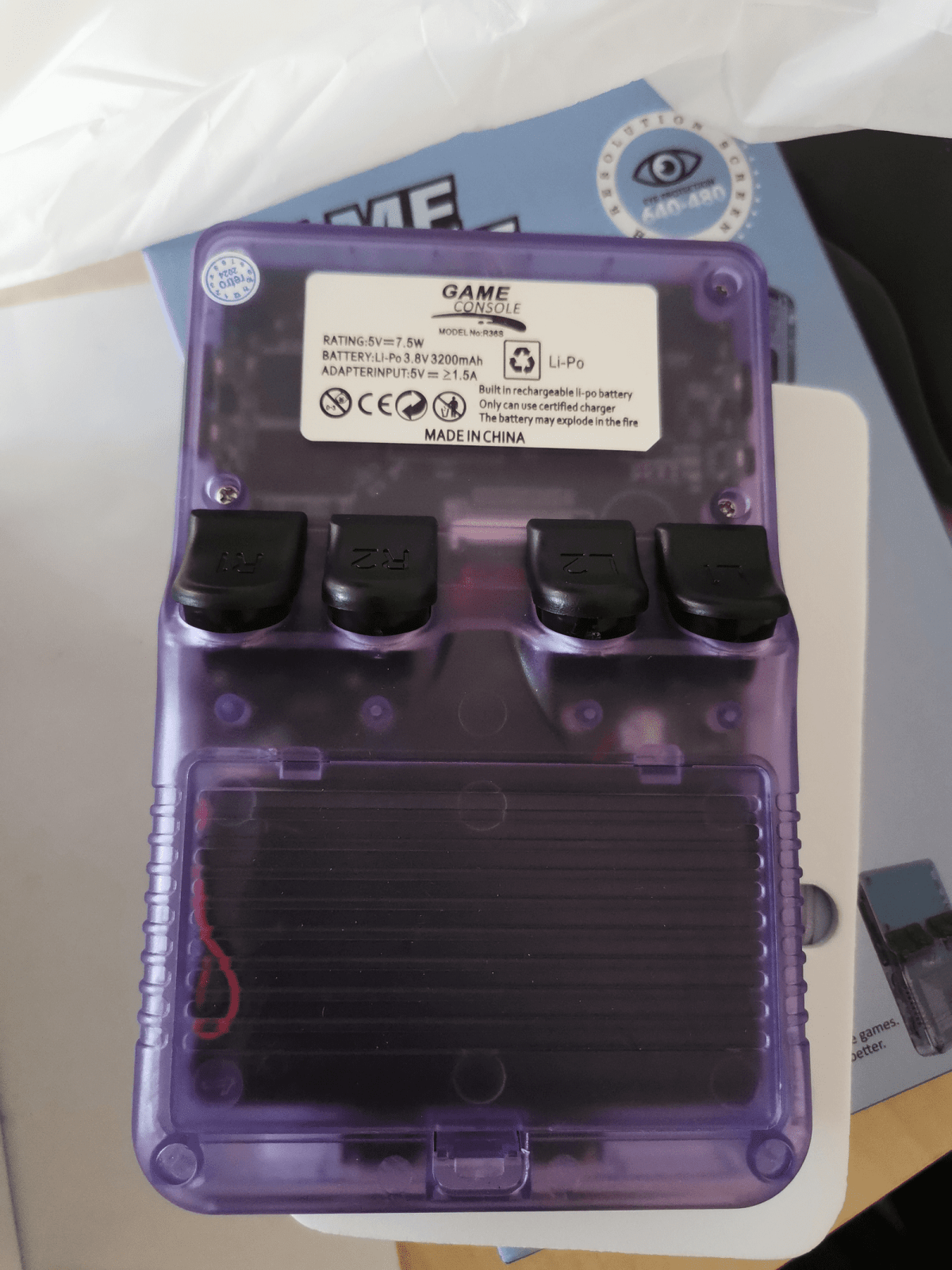 New Retro R36S Handheld Video Game Console Emulator 128G with 30K Game