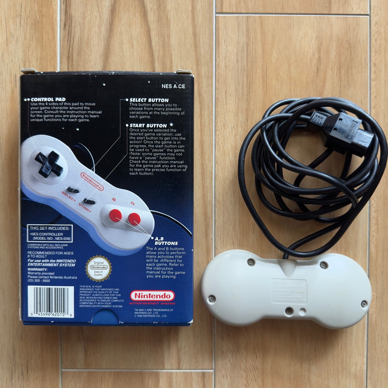 Nintendo NES New Design Controller | NES-039 | CIB