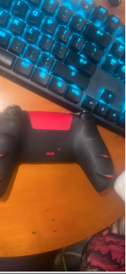 SpiderMan Controller PS5 with added grips