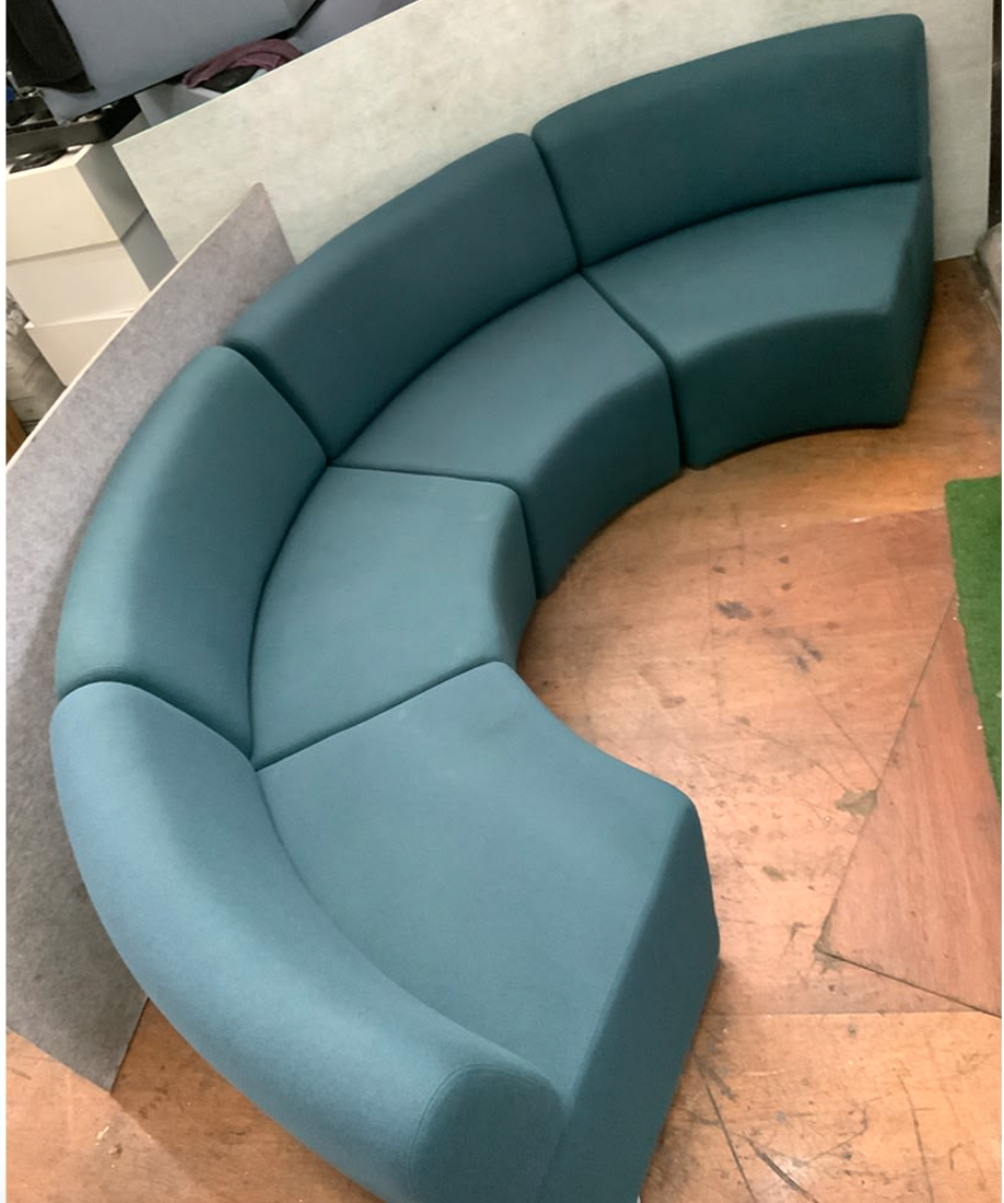 Zenith Mid Back Ottoman For Lounge Area