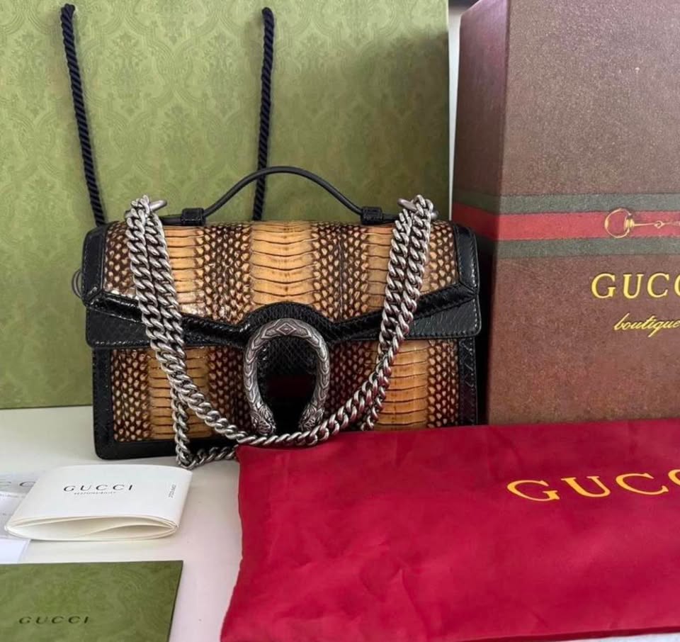 Gucci limited edition bag Python