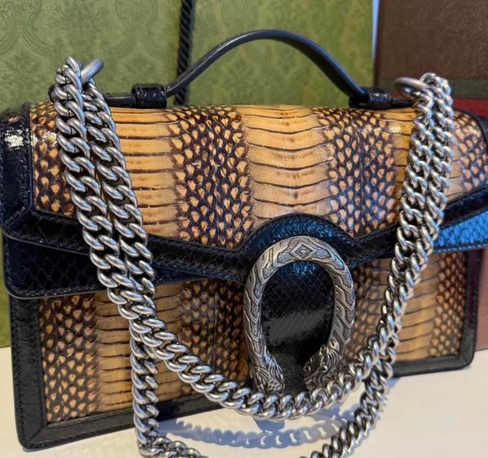 Gucci limited edition bag Python