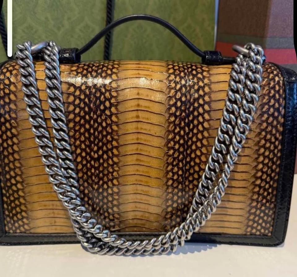 Gucci limited edition bag Python