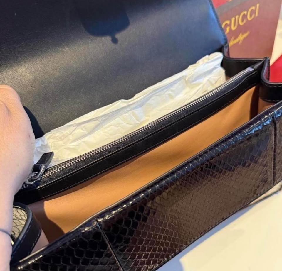 Gucci limited edition bag Python
