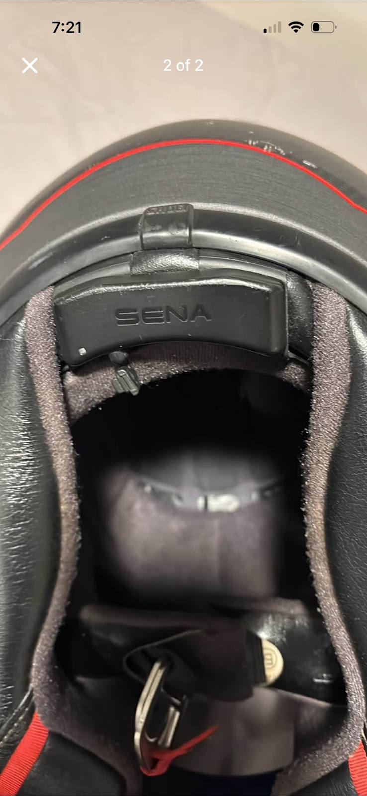 Shoei helmet GT air helmet with sena 10u