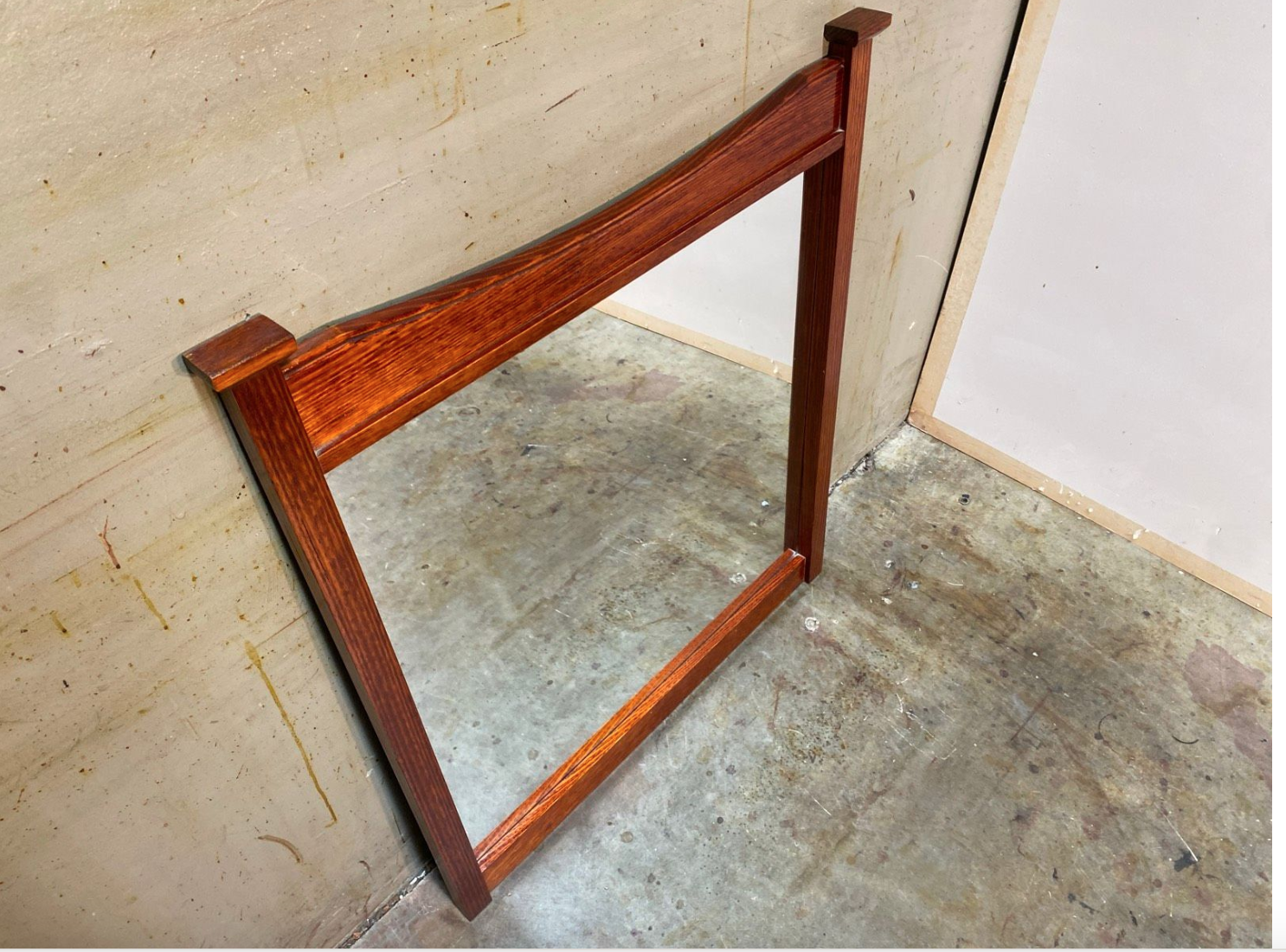 Mirror with Tasmania oak wood frame