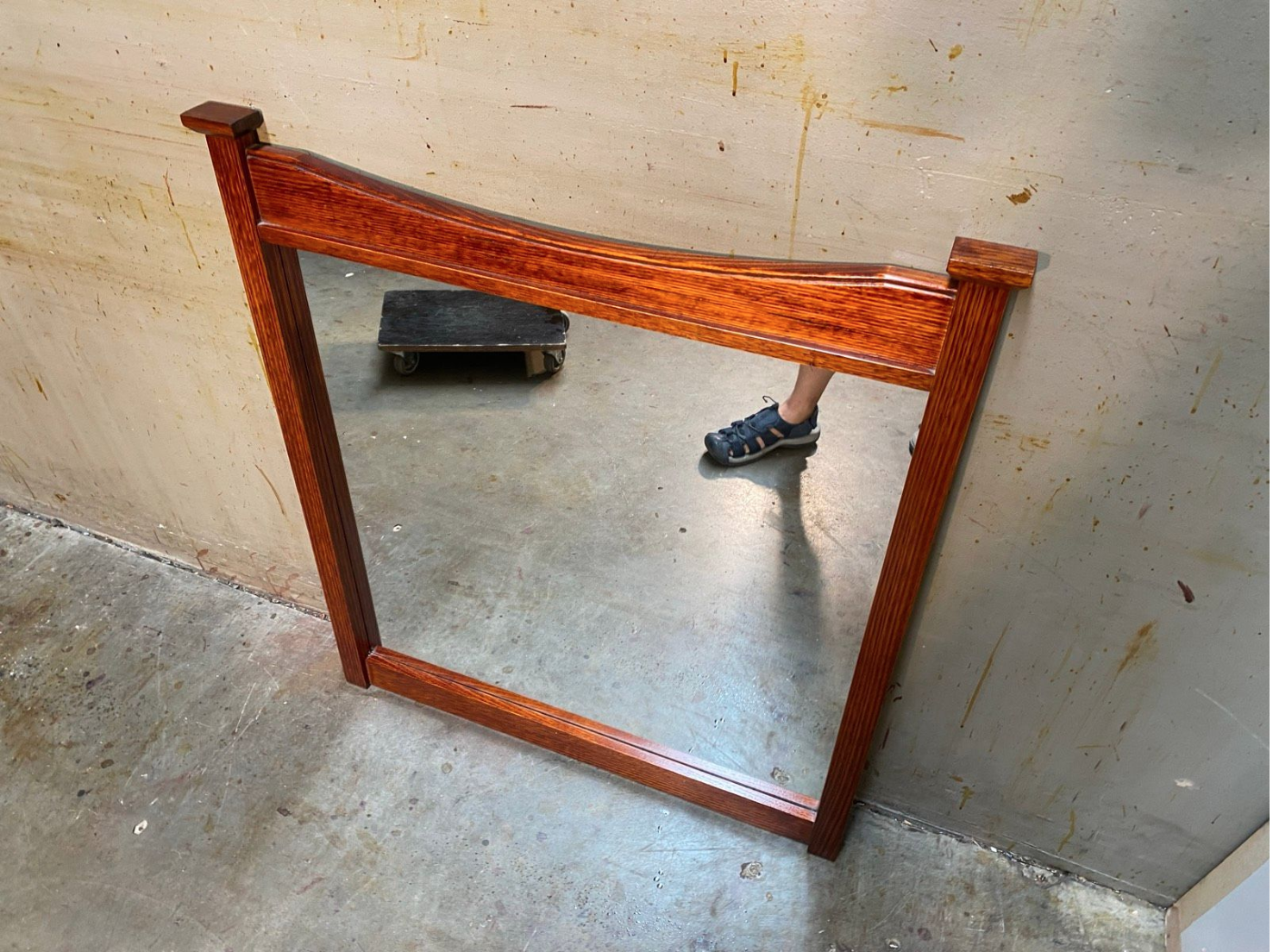 Mirror with Tasmania oak wood frame