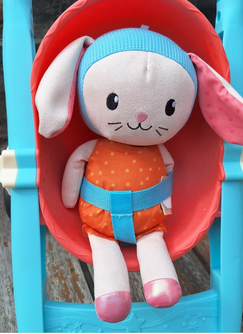 kids toy Stroller & Plush Bunny Happy Strolling kids toy baby walker