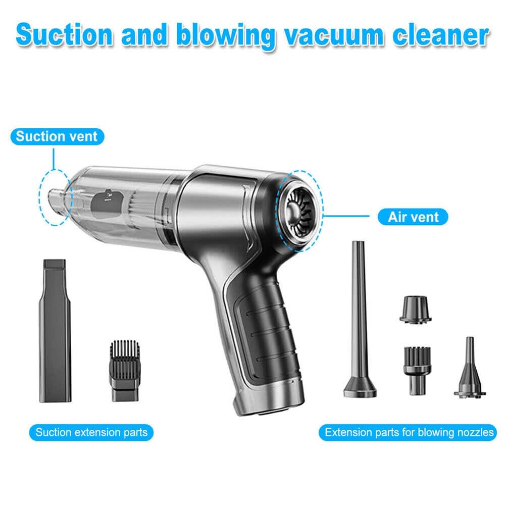 95000PA Wireless Car Vacuum Cleaner Handheld Vaccum Mini Power Suction