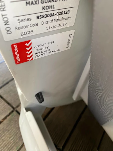 Brutal safe N sound maxi pro car seat 6 months till 8 years