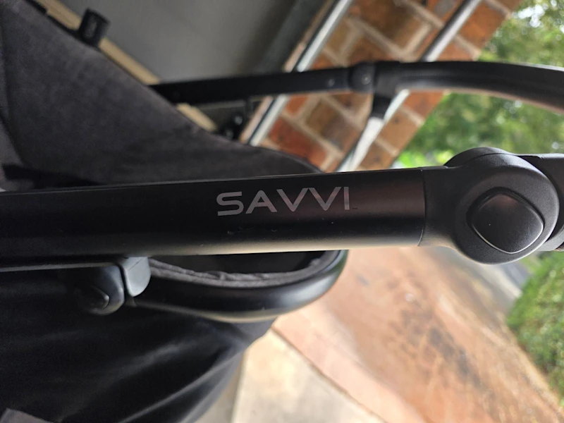 Pram used once. Steelcraft Savvi. Grey. Comfortable adjustable