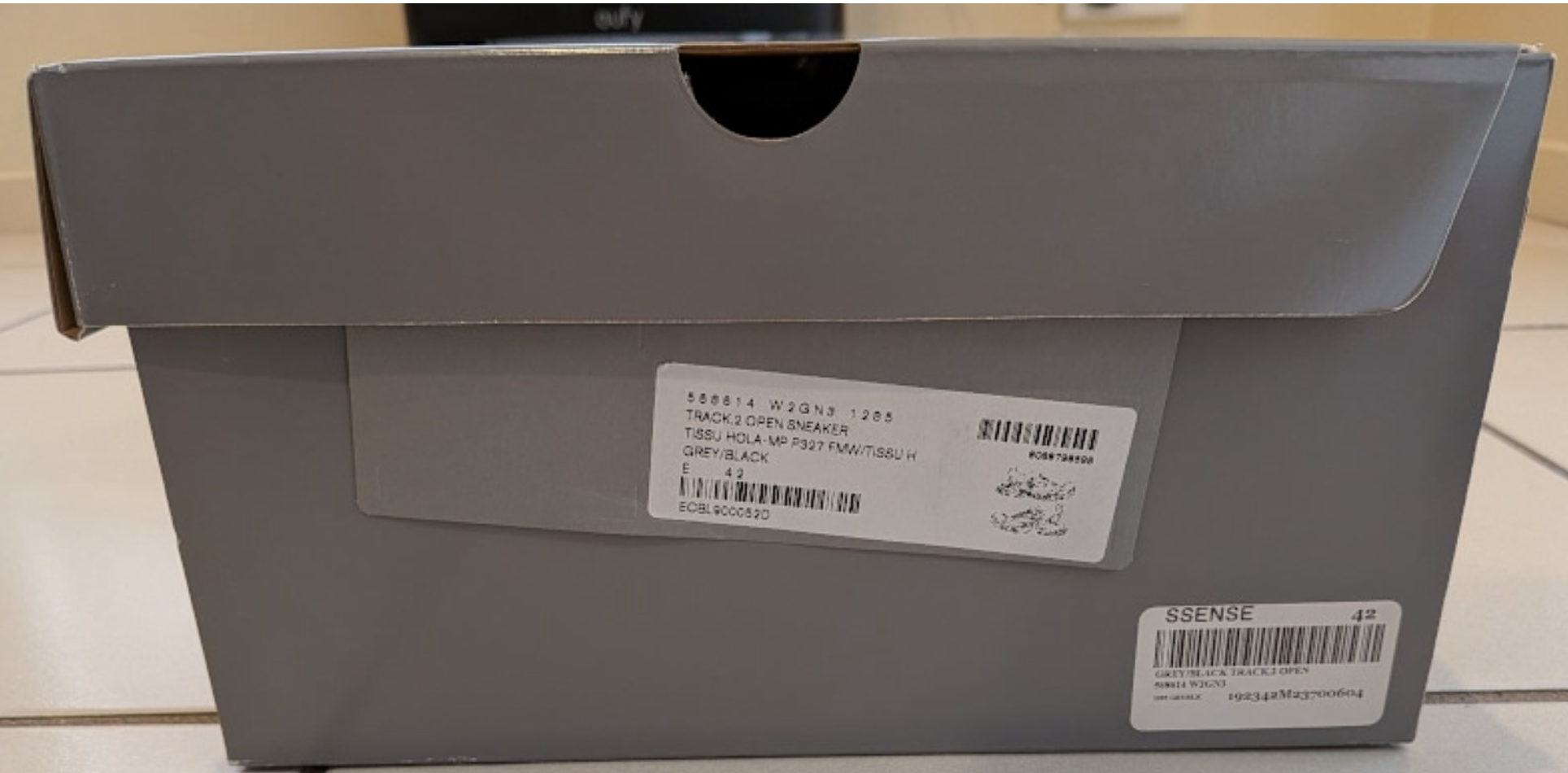 BALENCIAGA TRACK.2 SNEAKERS SHOES GREY BLACK SIZE UK8/EU42/US9/JP27.5