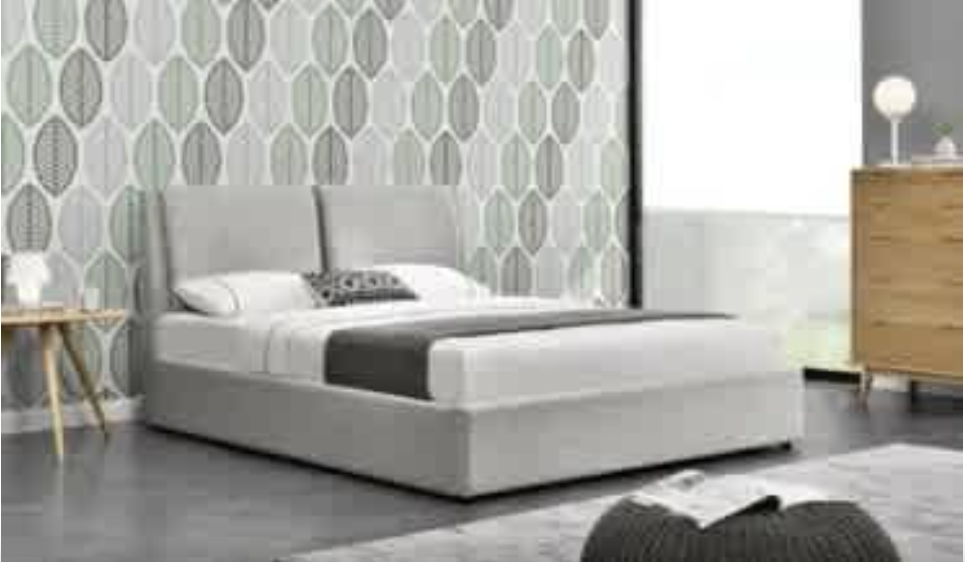 UPGRADE YOU SPACE WITH Rebecca Queen Bedframe Gas lift - QUEEN