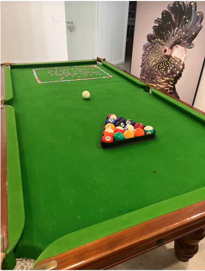 Pub size pool table