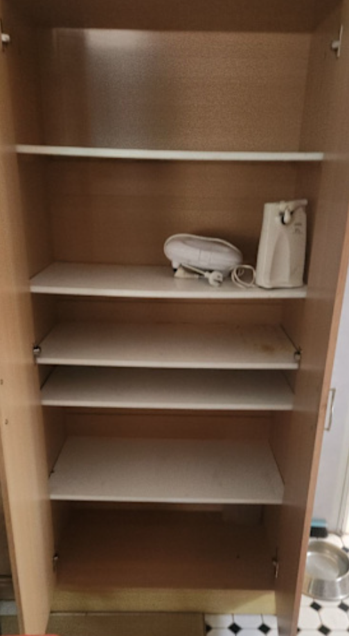 Display cabinets and pantry