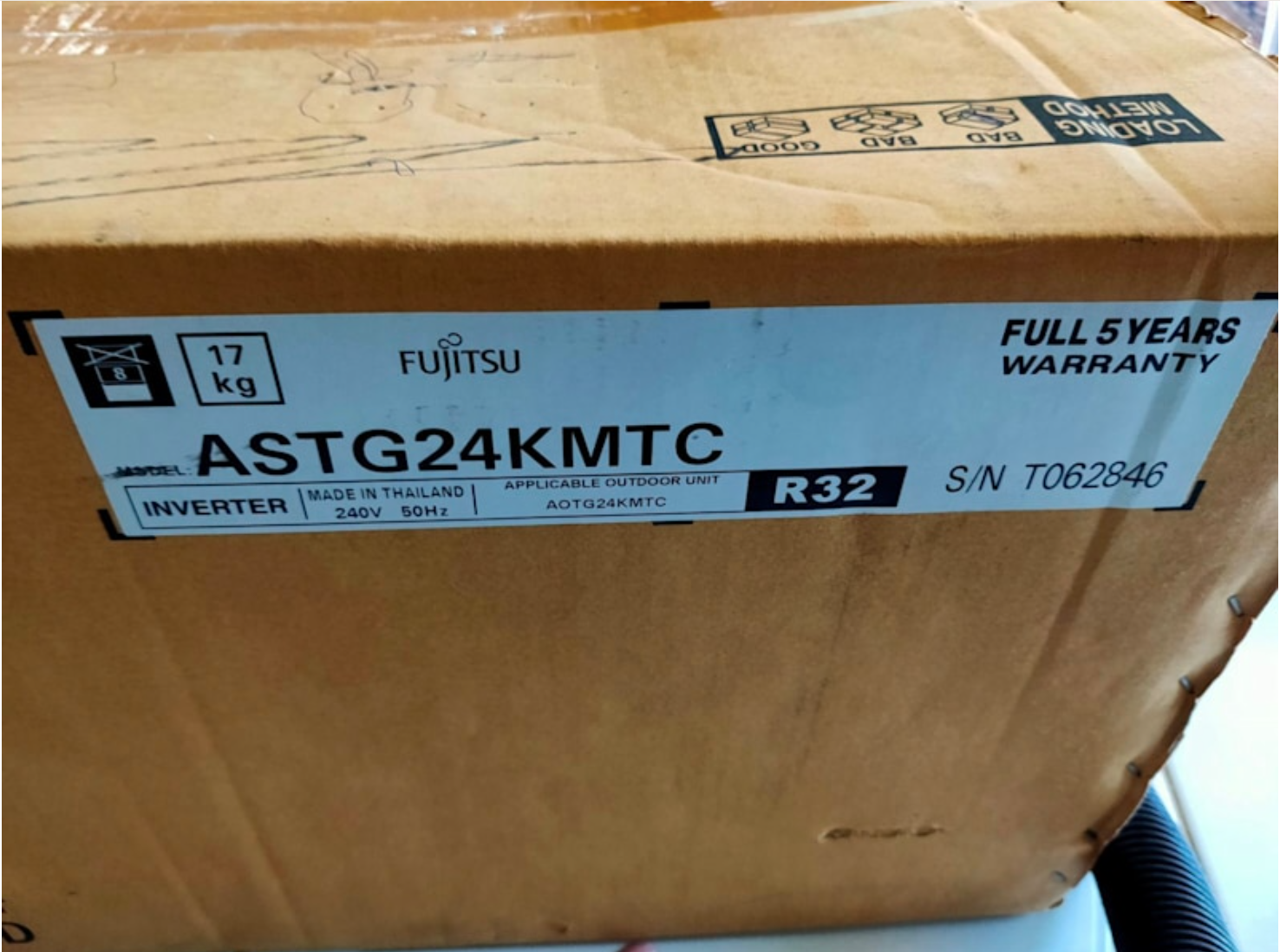 ASTG24KMTC Fujitsu System Air Conditioner brand new